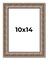 Photo Size Ornate Gold Picture Frame - UV Acrylic, Foam Board Backing, Hanging Hardware